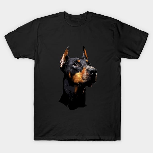Doberman T-Shirt by ElegantCat